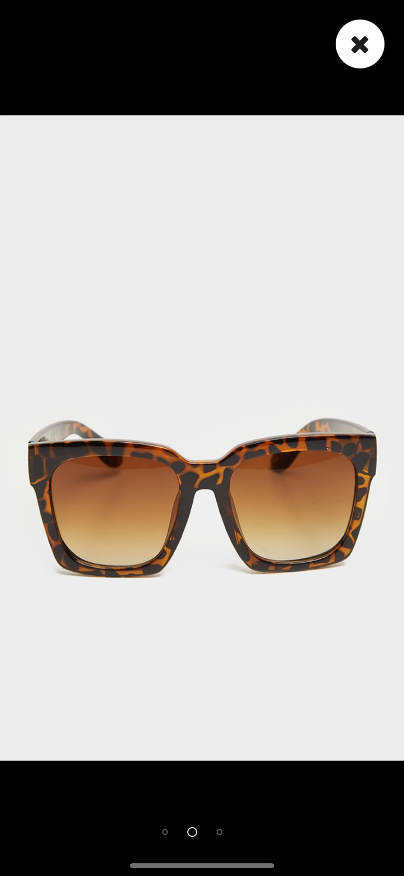 Tortoise Shell Square Sunglasses